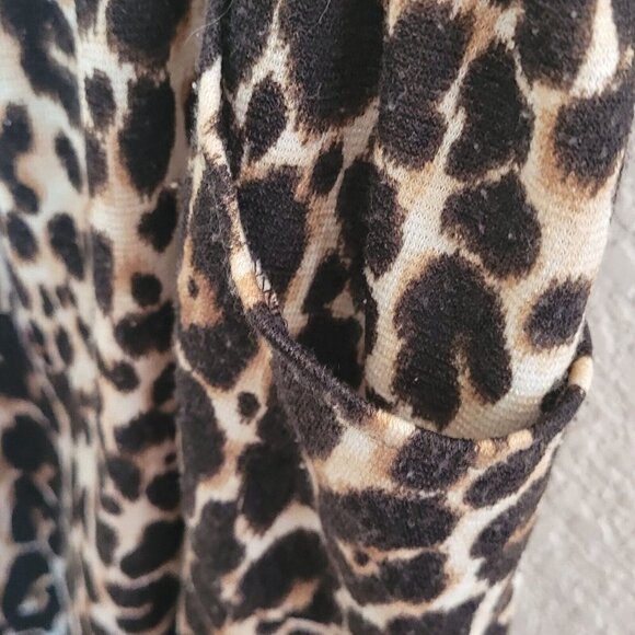Smoke And Mirrors Vintage Mini Dress Leopard Front Pockets Y2K Star loved Brand - Picture 11 of 12